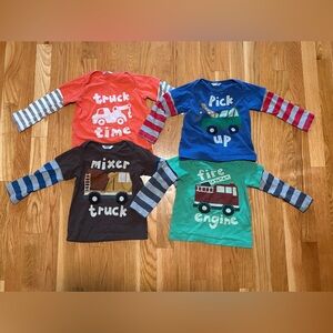 Baby Boden Made in Portugal Long Sleeve Truck Bundle 18-24 months
